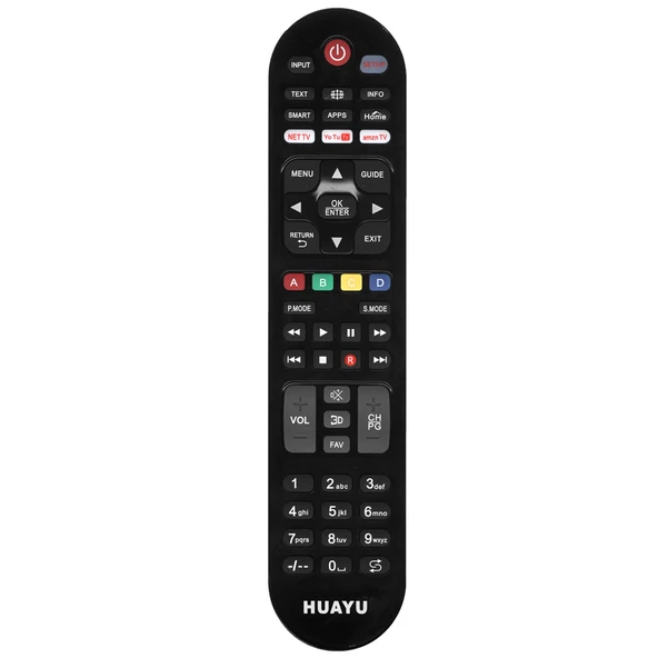 HUAYU KL URC1517 NETFLIX-YOUTUBE-AMAZON TUŞLU LCD LED TV UNIVERSAL KUMANDA