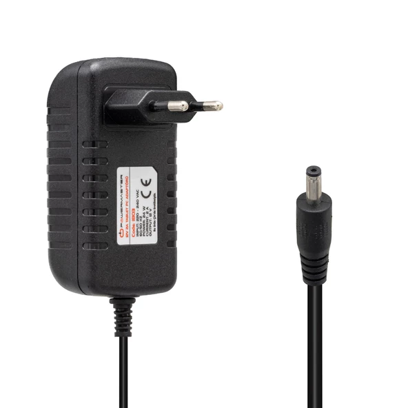 POWERMASTER PM-1803 12 VOLT - 2 AMPER 3.5*1.35 MM UÇ TABLET PC ADAPTÖRÜ