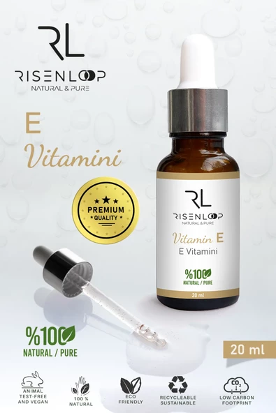 Risenloop E Vitamini %100 Saf Doğal 20 ML