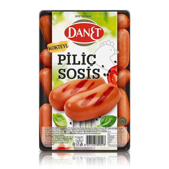 Danet Piliç Kokteyl Sosis I 700 G