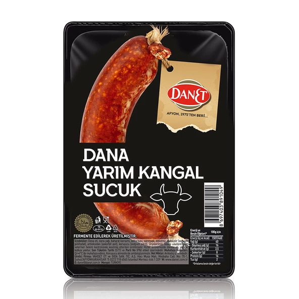 Danet Dana Yarım Kangal Sucuk I Fermente I 180 G