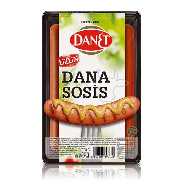 Danet Dana Uzun Sosis I 225 G