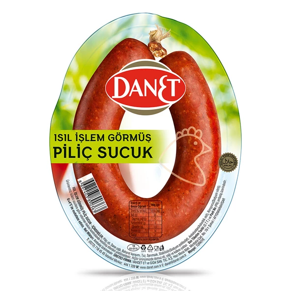 Danet Piliç Sucuk I Isıl Işlem Görmüş I 200 G