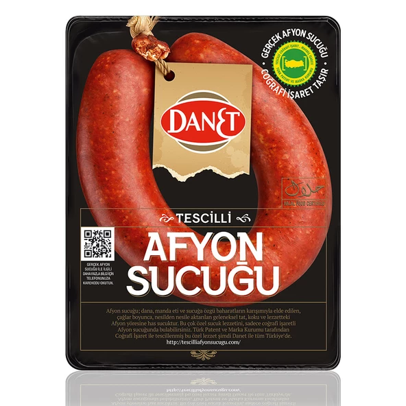 Danet Tescilli Afyon Sucuğu Fermente 300 G