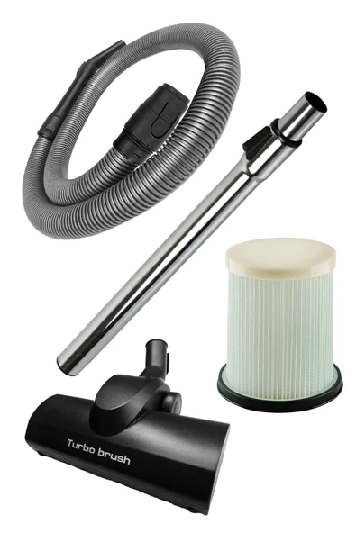 Arnica Elektra Süpürge Hortum Boru Turbo Başlık Filtre Seti 4'lü ürün görseli 1