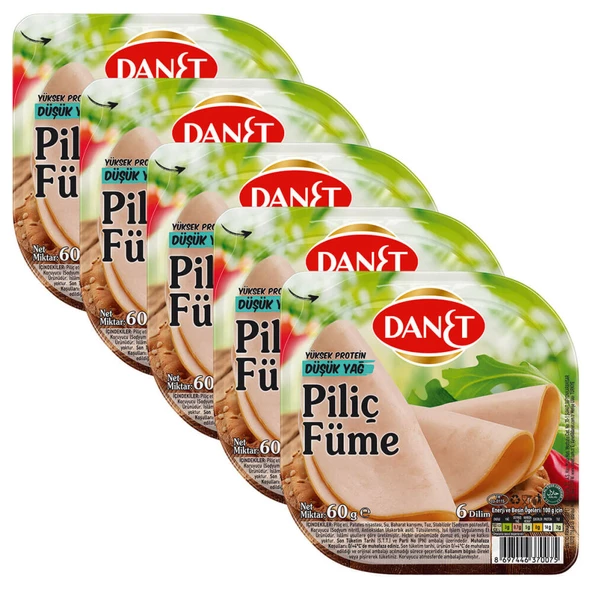 Piliç Füme I Dilimli I 60 g I 5'li