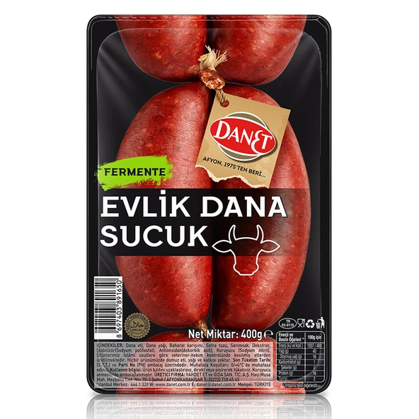 Danet Dana Evlik Sucuk Fermente 400 G