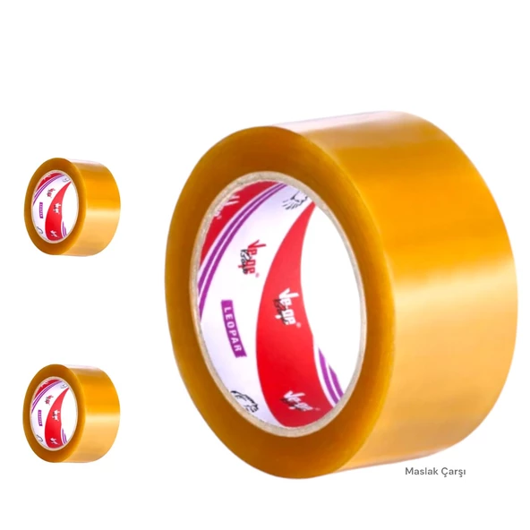 Koli Bandı Ve-Ge Leopar Şeffaf 45mm x 100m 48'li Koli - Resim 2