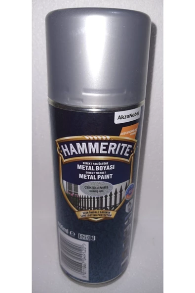 Gümüş Hammerıte Çekiçlenmiş Sprey Boya - 2