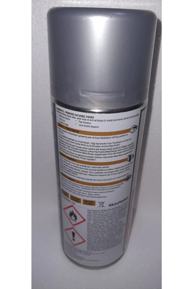 Gümüş Hammerıte Çekiçlenmiş Sprey Boya - 3