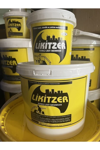 Likitzer - Su Bazlı Likit Membran Beyaz Renk 1KG - 2