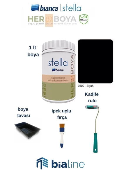 BİANCA STELLA BOYA SETİ-SİYAH