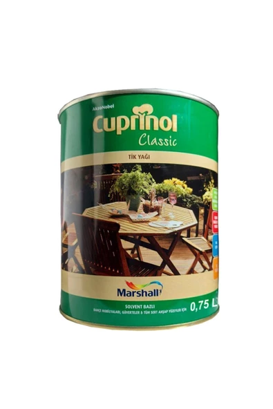 Cuprinol Classıc Tik Yağı 0,75 Lt. (1 KG)