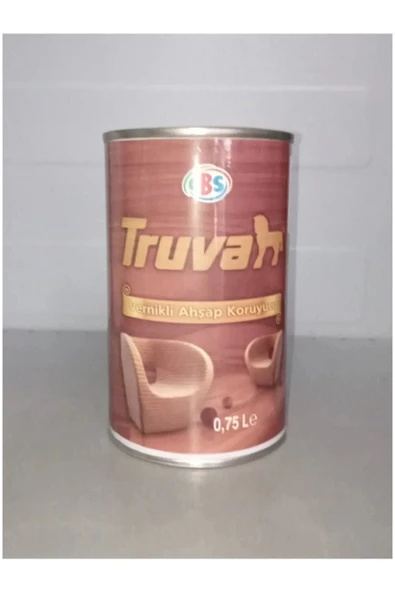 TRUVA VERNİKLİ AHŞAP KORUYUCU ŞEFFAF 0,75 LT