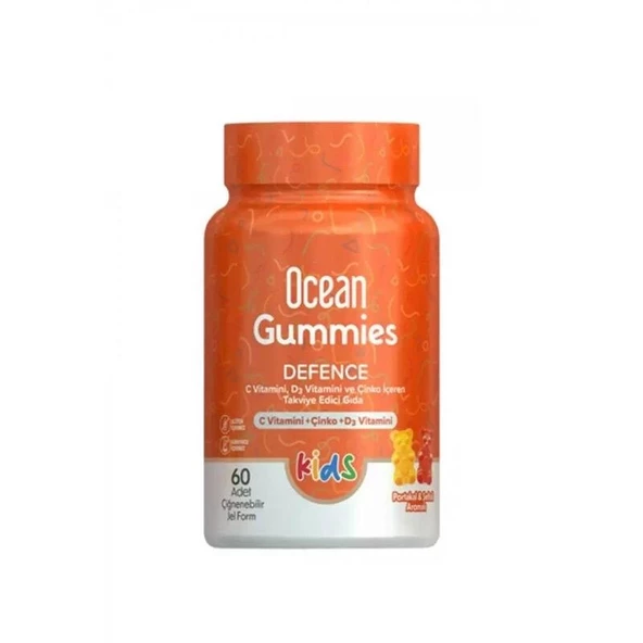 Ocean Gummies Defence Kids 60 Adet Çiğnenebilir Form