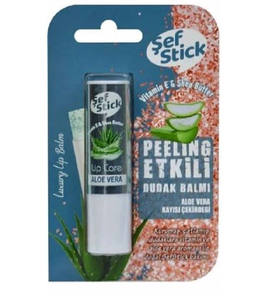 Şef Stick Peeling Etkili Dudak Koruyucu 5,5 ml