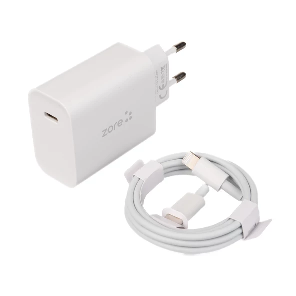 ?Zore XMac Serisi X7 Type-C to Lightning Ev Şarj Aleti 20W - 4