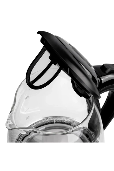 SK-7338 2000 W 1.7 LT Cam Kettle Siyah - 2