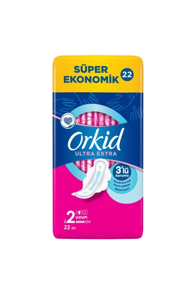 Orkid Ultra Hijyenik Ped Extra Uzun 22'li - 2
