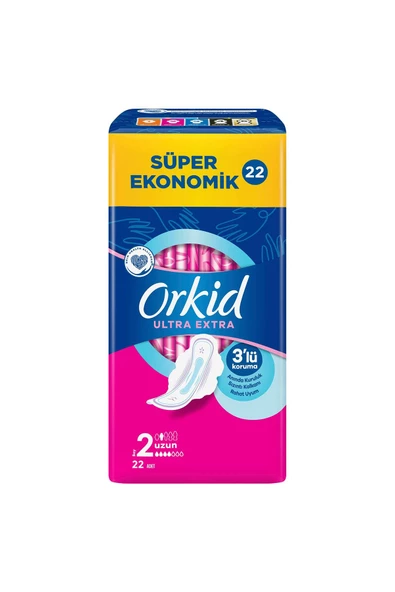 Orkid Ultra Hijyenik Ped Extra Uzun 22'li - 3