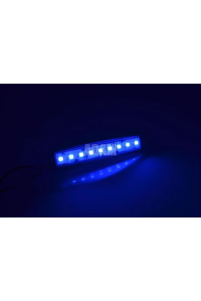 Adam Mavi 9 Ledli Parmak Led Marker Lamba 12v 24v Emir - 2