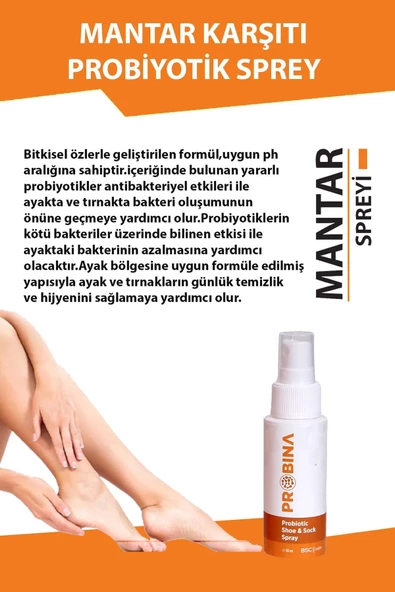 PROBINA Probiyotik Ayakkabı ve Çorap Spreyi - 3