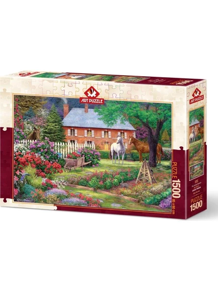 Art Puzzle Atlı Bahçe- 1500 Parça 5397