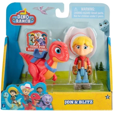 Dino Ranch 2li Figür Paketi Jon Blitz - 2