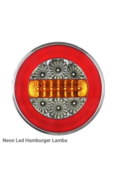 ÇERAY Neon Led Yuvarlak Hamburger Lamba 12v ürün görseli