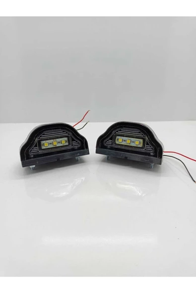 CMSOLAR Ledli Plaka Lambası 12v - 24v Siyah 2 Adet