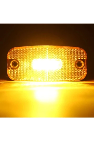 ÇERAY 3 Ledli Yan Sarı Lamba 12v-24v Tır Kamyon Dorse Kamyonet Otobüs - 4