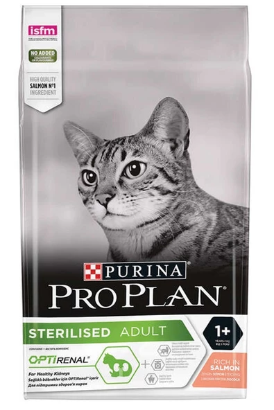 Purina Pro Plan Sterilised Somonlu Kısırlaştırılmış Yetişkin Kedi Maması 3 Kg