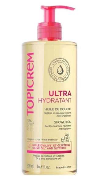 Topicrem Ultra Hydratant Shower Oil 500 ml