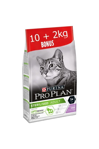 PROPLAN STERILISED HİNDİLİ YETİŞKİN KEDİ MAMASI 10+2KG