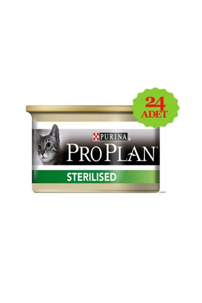 PROPLAN  STERİL SOMON KEDİ MAMASI 85 GRX24 ADET