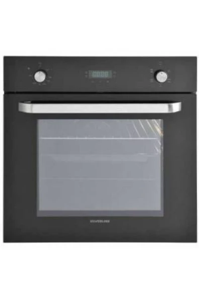 Silverline Siyah Cam Ankastre Set BO6024b01-CS5335B01-3420 Classy - Resim 2