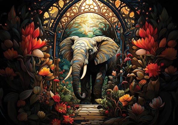 Art Puzzle Çiçeklerin Koruyucusu - 1000 Parça 5254 - 2