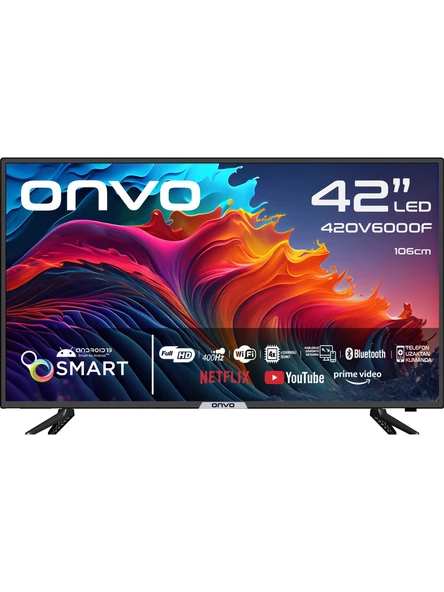 Onvo 42OV6000F Full HD 42" 106 Ekran Uydu Alıcılı Android Smart LED TV