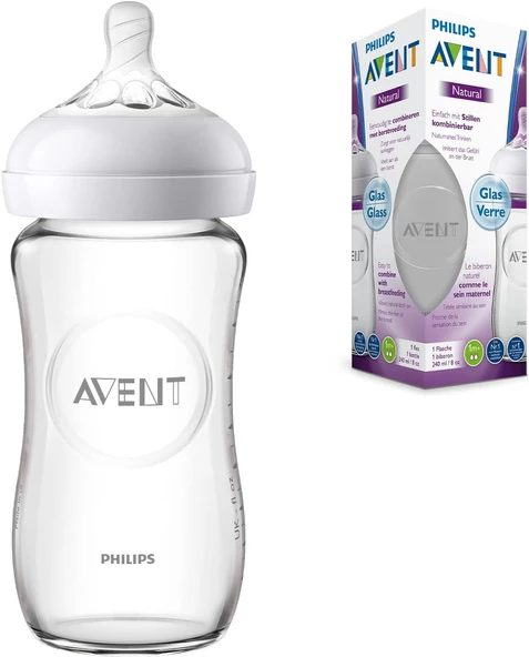 Philips Avent Natural 240 ml Cam Biberon