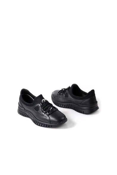 Papuçcity Ahd 4051 Hakiki Deri Kadın Günlük Ayakkabı - 5