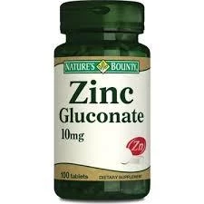 Nature's Bounty Zinc Gluconate 10 Mg 100 Tablet