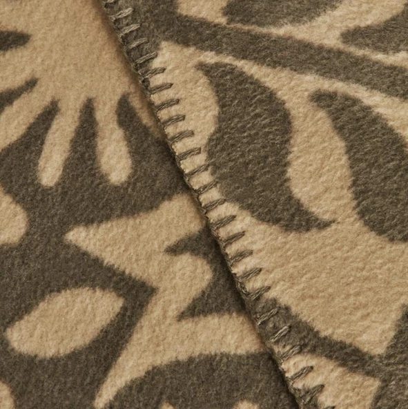 Karaca Home Velma Gri Çift Kişilik Pamuklu Battaniye - 5