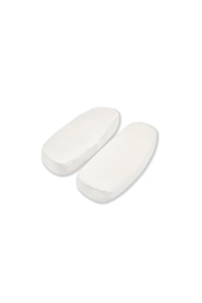 XMAX Markasız Sade Churchill 3d Kol Pedi Baby Face Kumaş 32 Dns Sünger Beyaz - 2 Adet - Resim 2