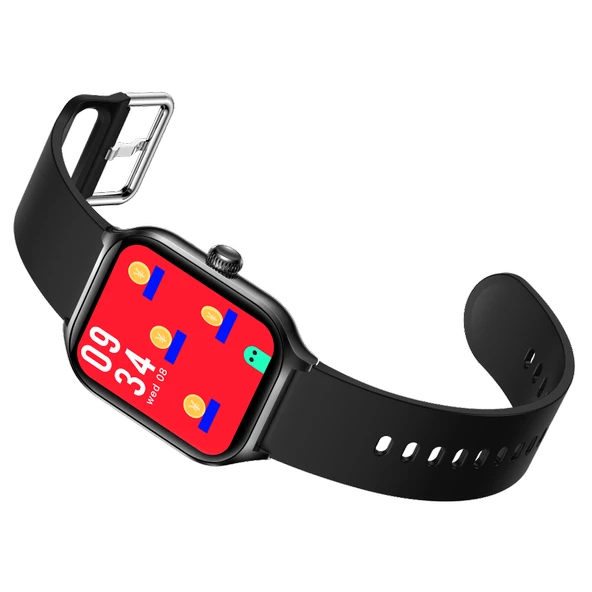 Fit7 Akıllı Saat Alüminyum Kasa Spor Silikon Kordon - 4