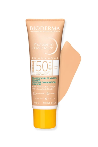 Bioderma Photoderm Cover Touch Spf50+ Light 40 Ml