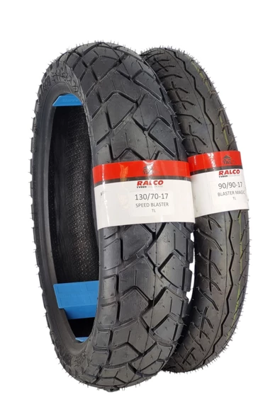 RALCO TYRES MOTOR LASTİK 130/70-17 VE 90/90-17 TL (TUBELESS - DUBLEKS) TAKIM