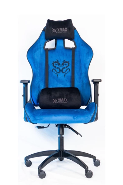 XMAX Rio Balerion Komple Baby Face Terletmez Kumaş Ultra Hissiyat Profsyonl Saks Mavi Oyuncu Koltuğu - Resim 4