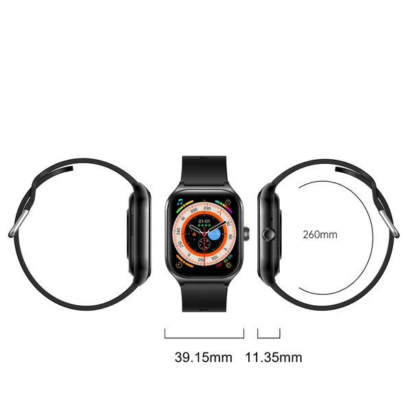 Fit7 Akıllı Saat Alüminyum Kasa Spor Silikon Kordon - 7