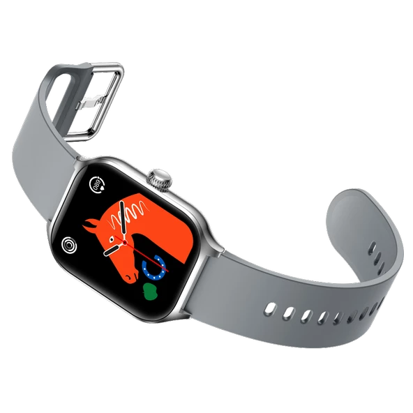 Fit7 Akıllı Saat Alüminyum Kasa Spor Silikon Kordon - 11