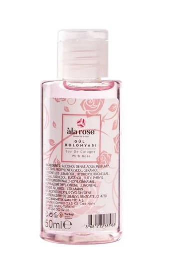 ALA ROSE KOLONYA & GÜL KOLONYASI 50ML